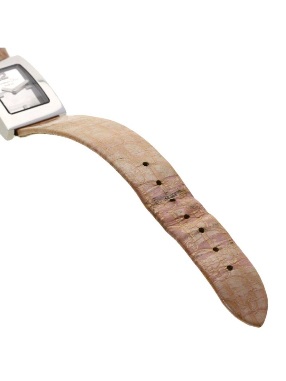 Dior Christian Maris Watch SS Leather - Picture 9 of 15